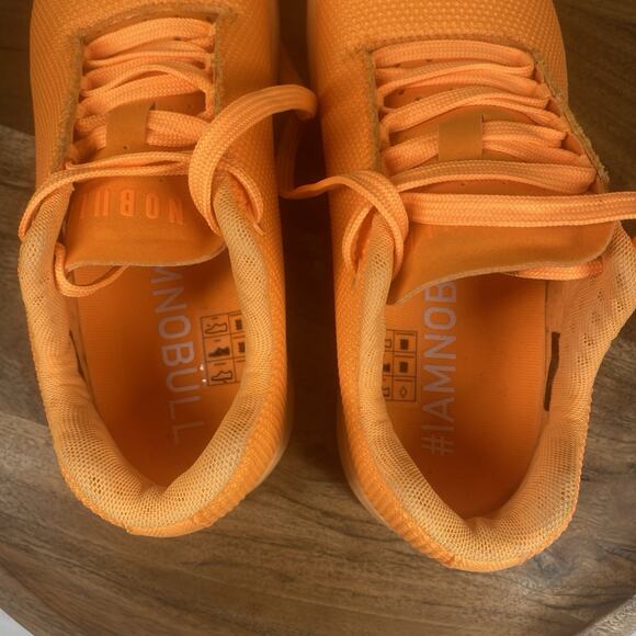 NOBULL Outwork Edge Impact Womens Triple Orange Size 8 Low Top Athletic Shoes - Picture 6 of 9